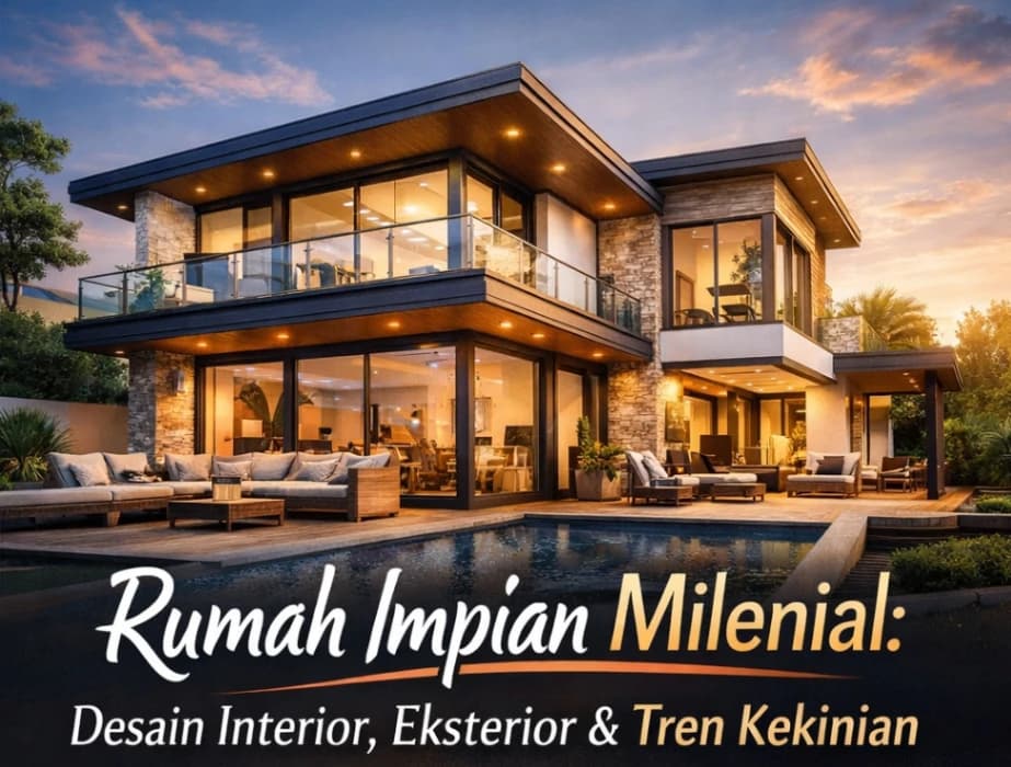 Rumah Impian Milenial: Desain Interior, Eksterior & Tren Kekinian