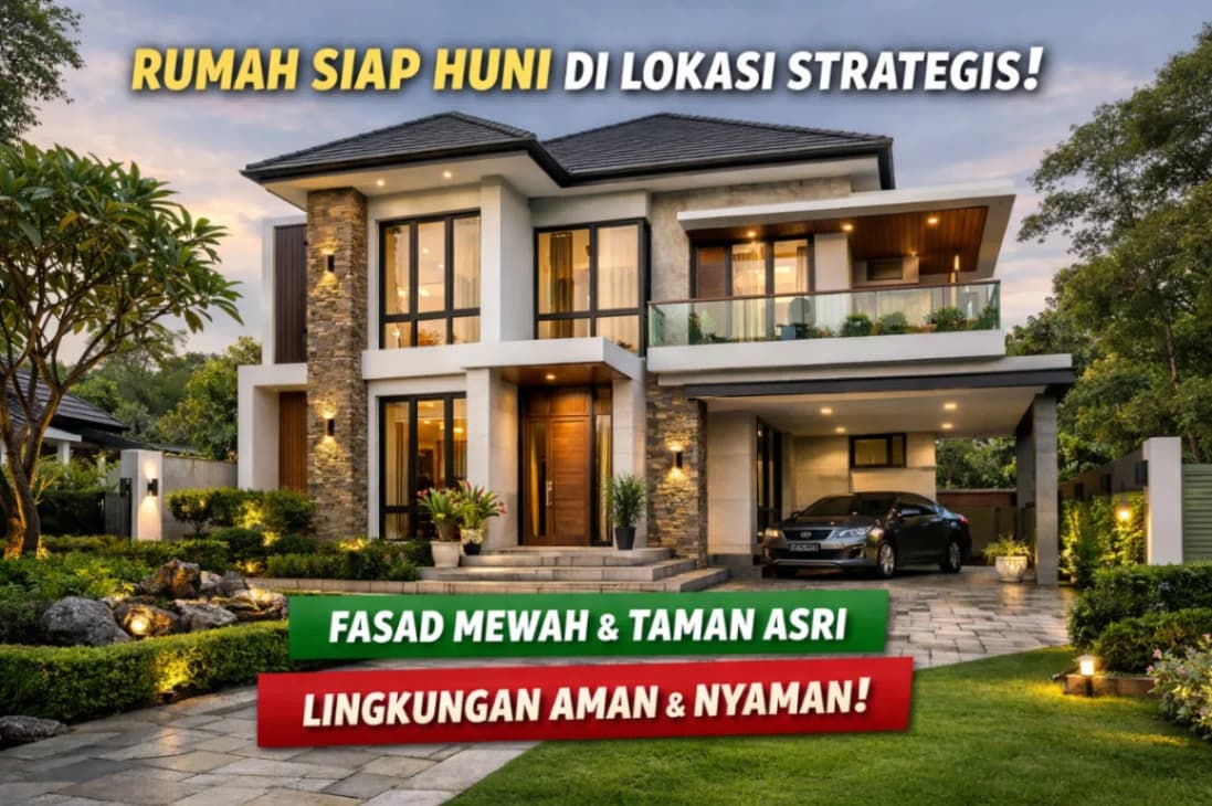 Listing Eksklusif: Rumah Siap Huni di Lokasi Strategis Premium